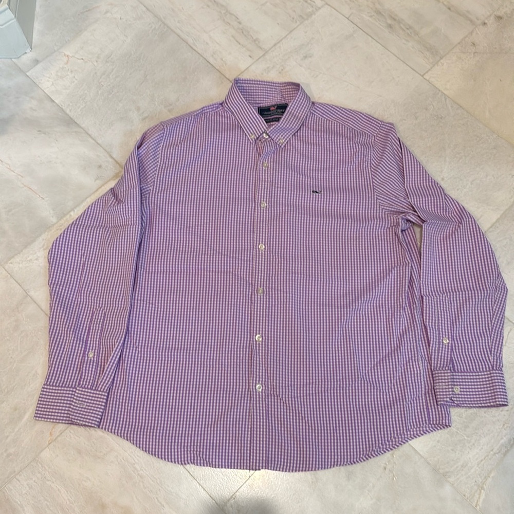 Men’s XL Vineyard Vines performance button down slim fit